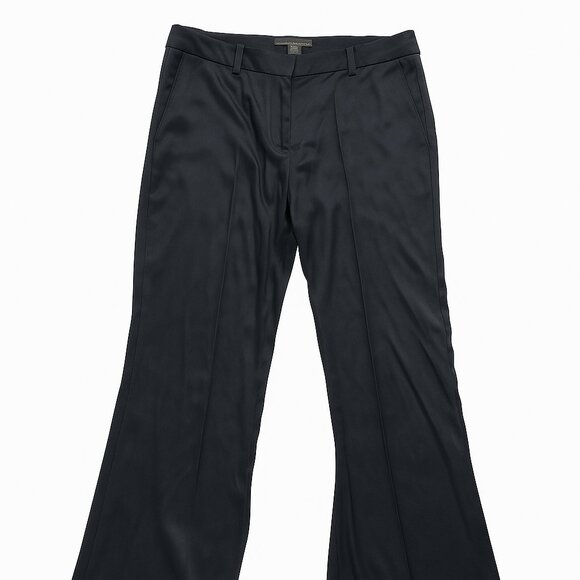 Vince. Satin Tuxedo Pants Navy - Picture 1 of 6